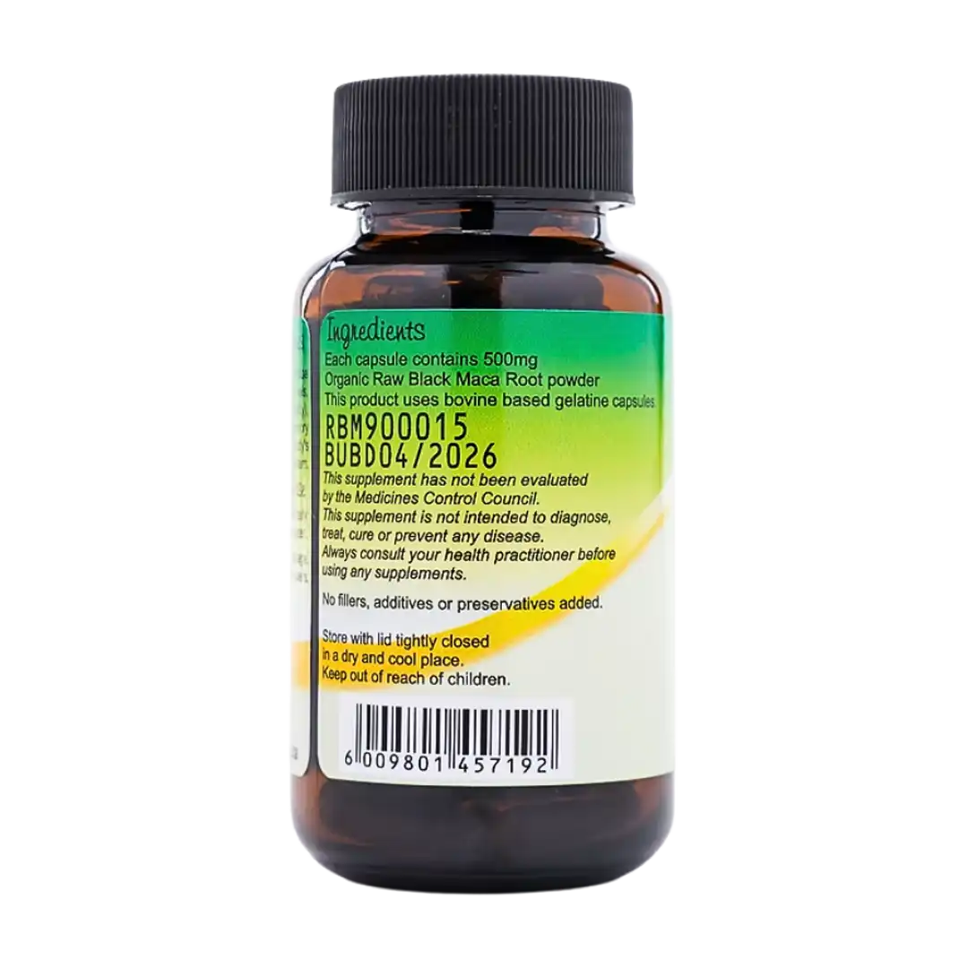 Nattrend Organic Black Maca Root Caps, 90's