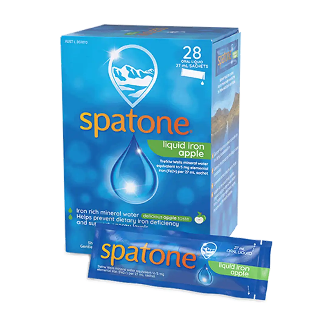 Coyne Spatone Iron Support Apple Sachets, 28's