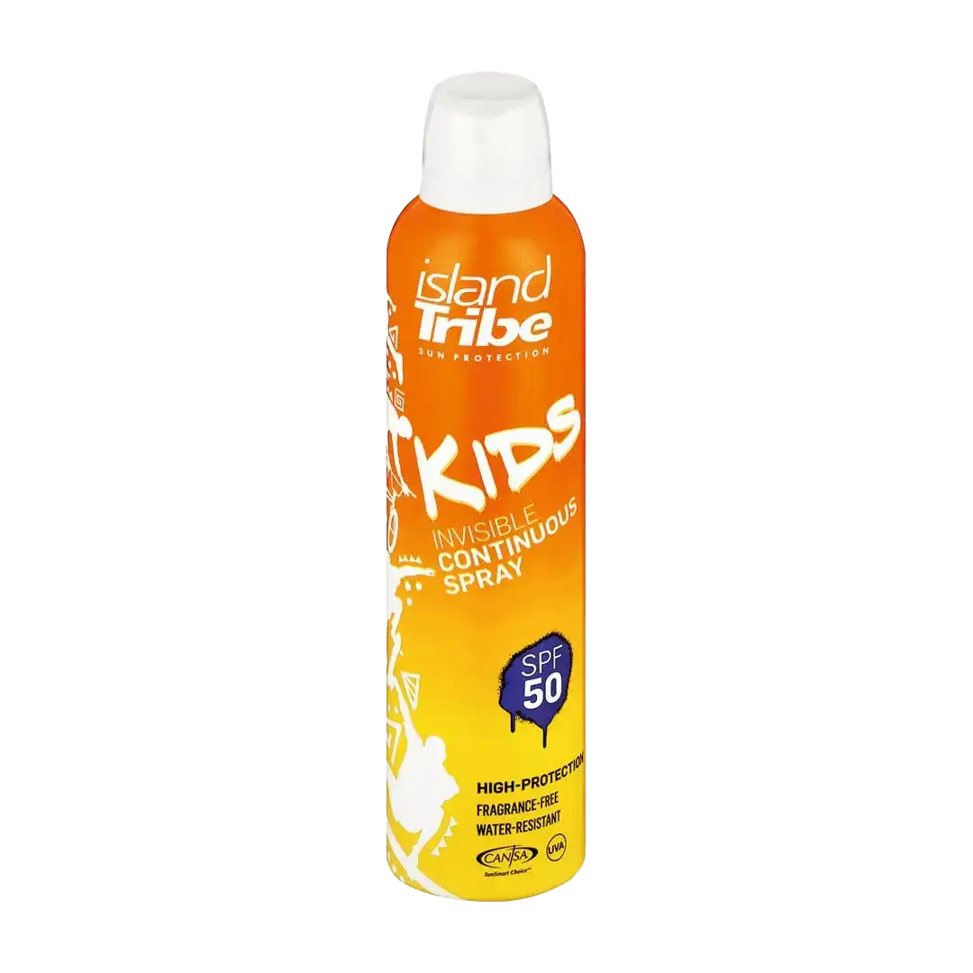 Island Tribe Kids SPF50 Invisible Continuous Sun Spray, 320ml