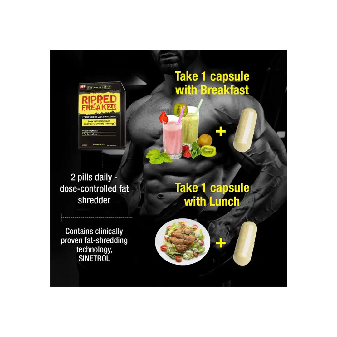 PharmaFreak 2.0 Fat Burner Servings, 60's