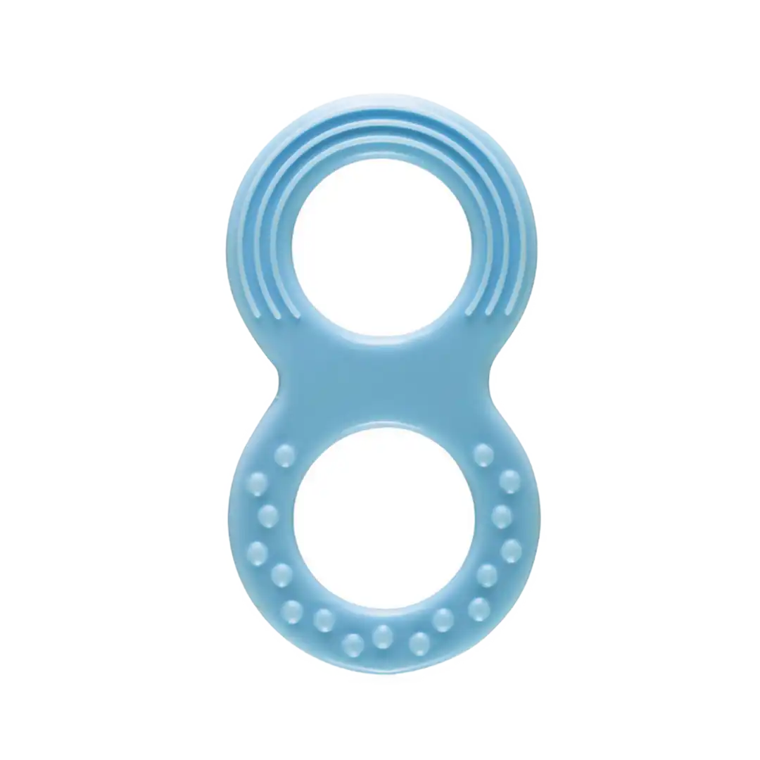 Snookums Rubber Teether Blue