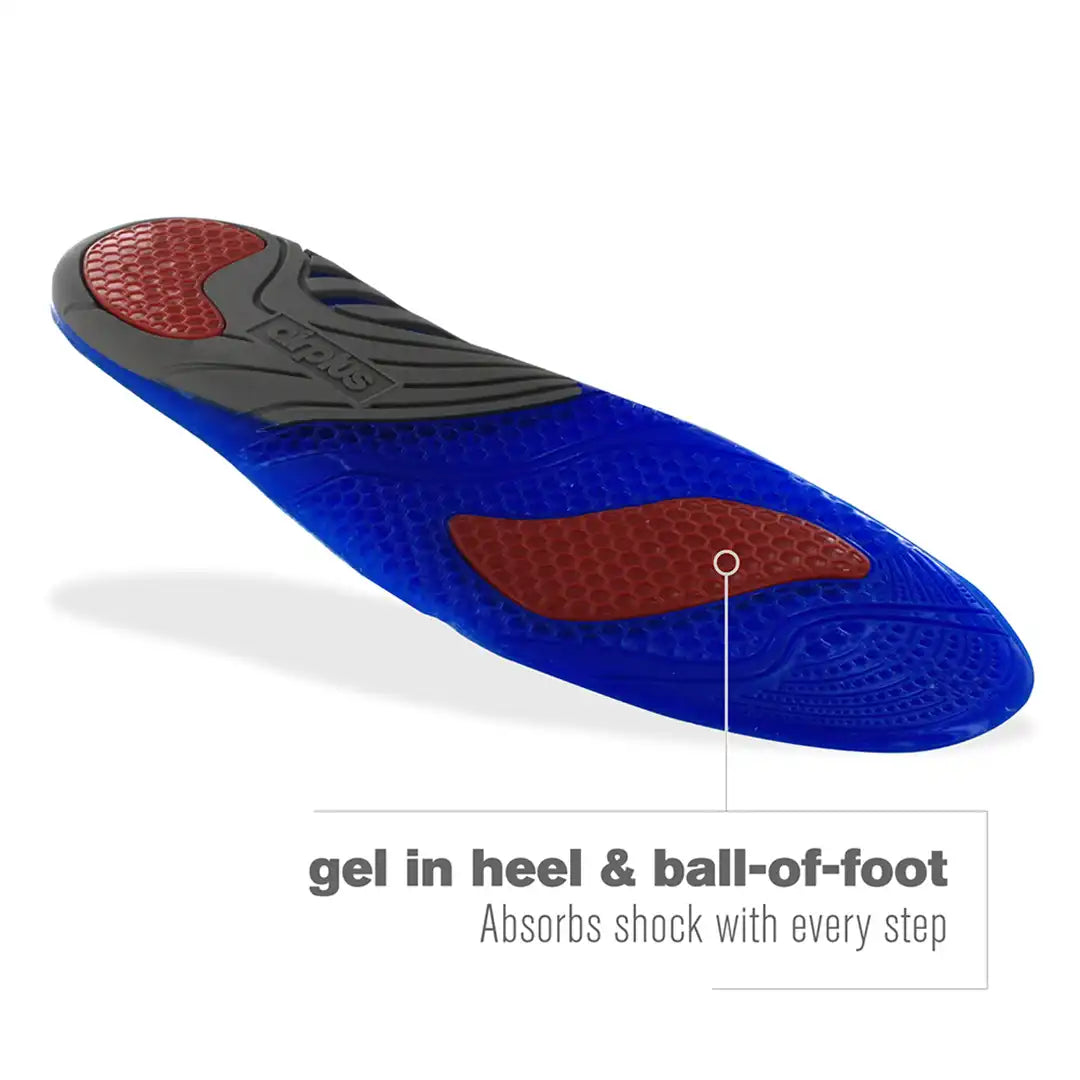 Airplus Extreme Active Gel Insoles Men, Size 7-13