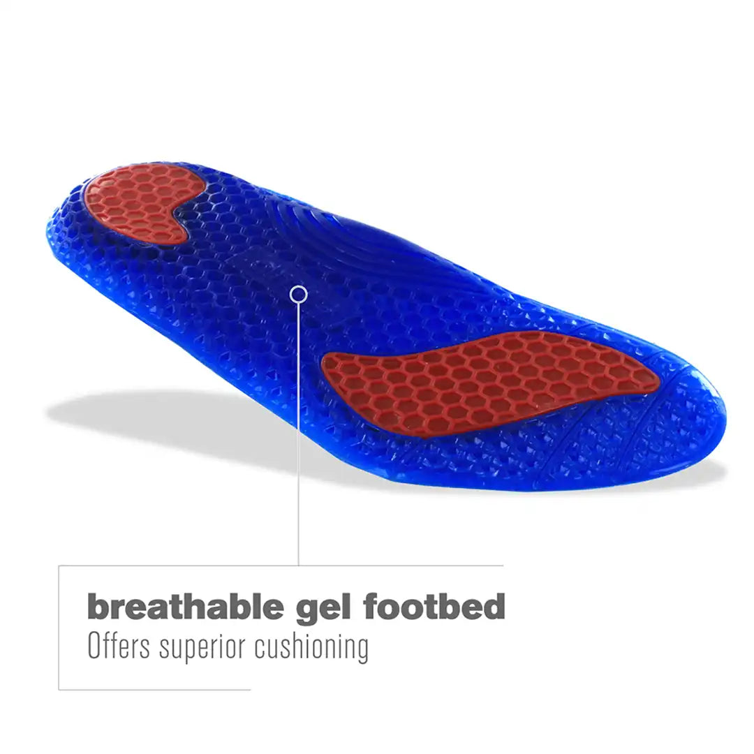 Airplus Gel Orthotic Insole3 Arch/Heel Support Men, Size 7-13
