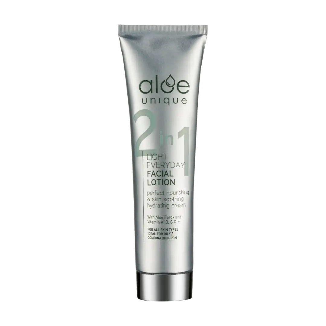 Aloe Unique 2-in-1 Light Everyday Facial Lotion, 100ml