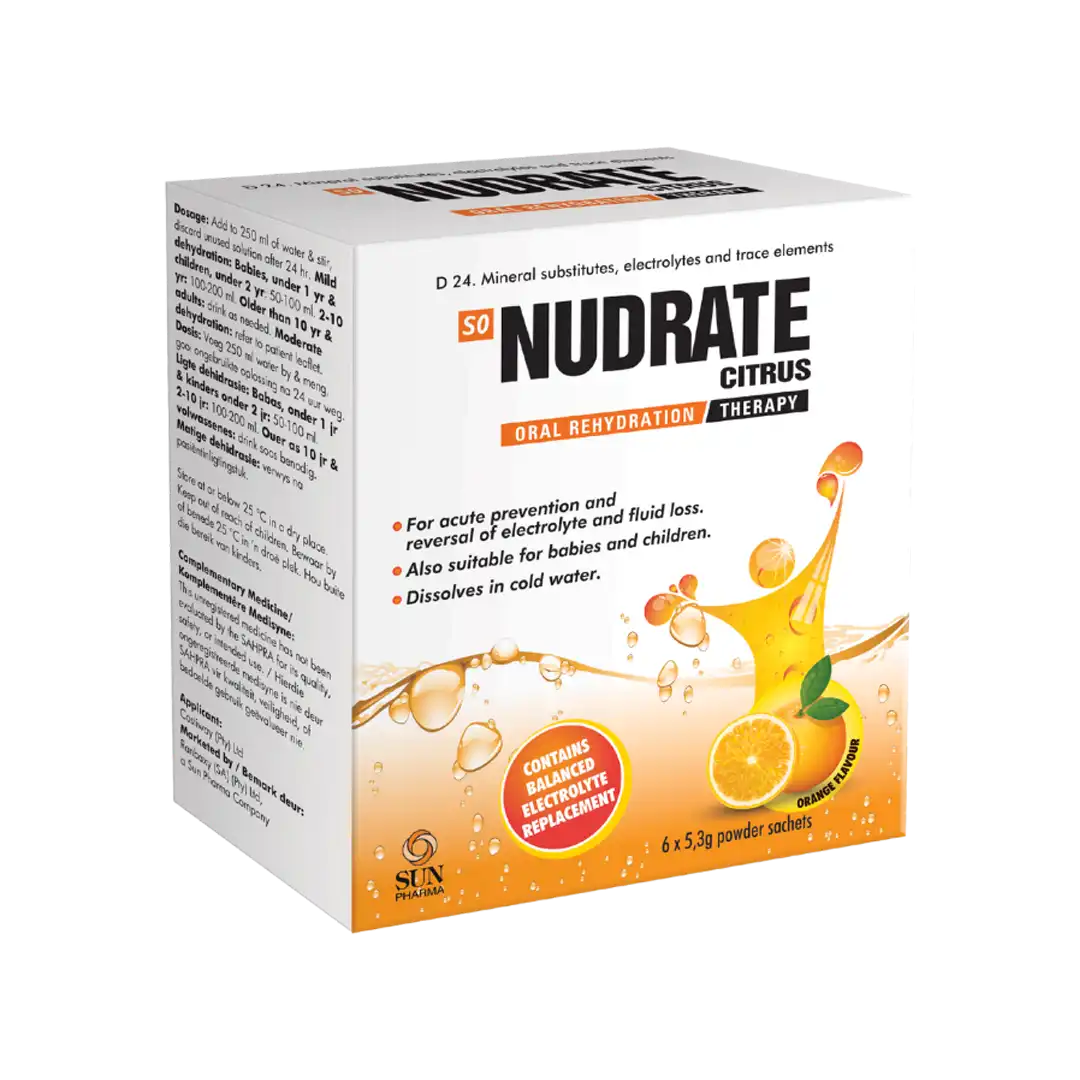 Nudrate 5.3g Sachets 6's, Assorted Flavours