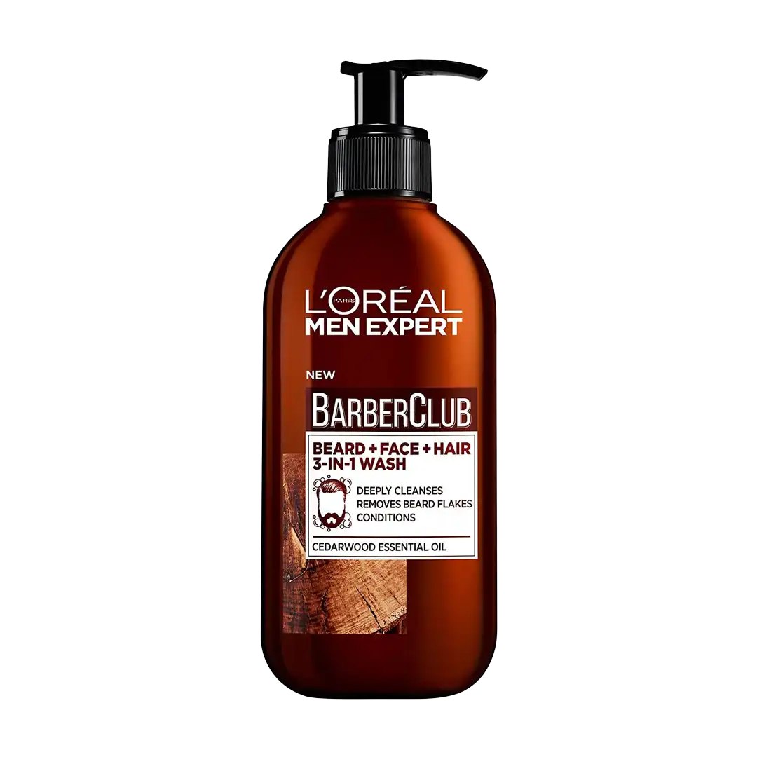 L'Oréal Men Expert Barber Club Beard Face & Hair Wash, 200ml