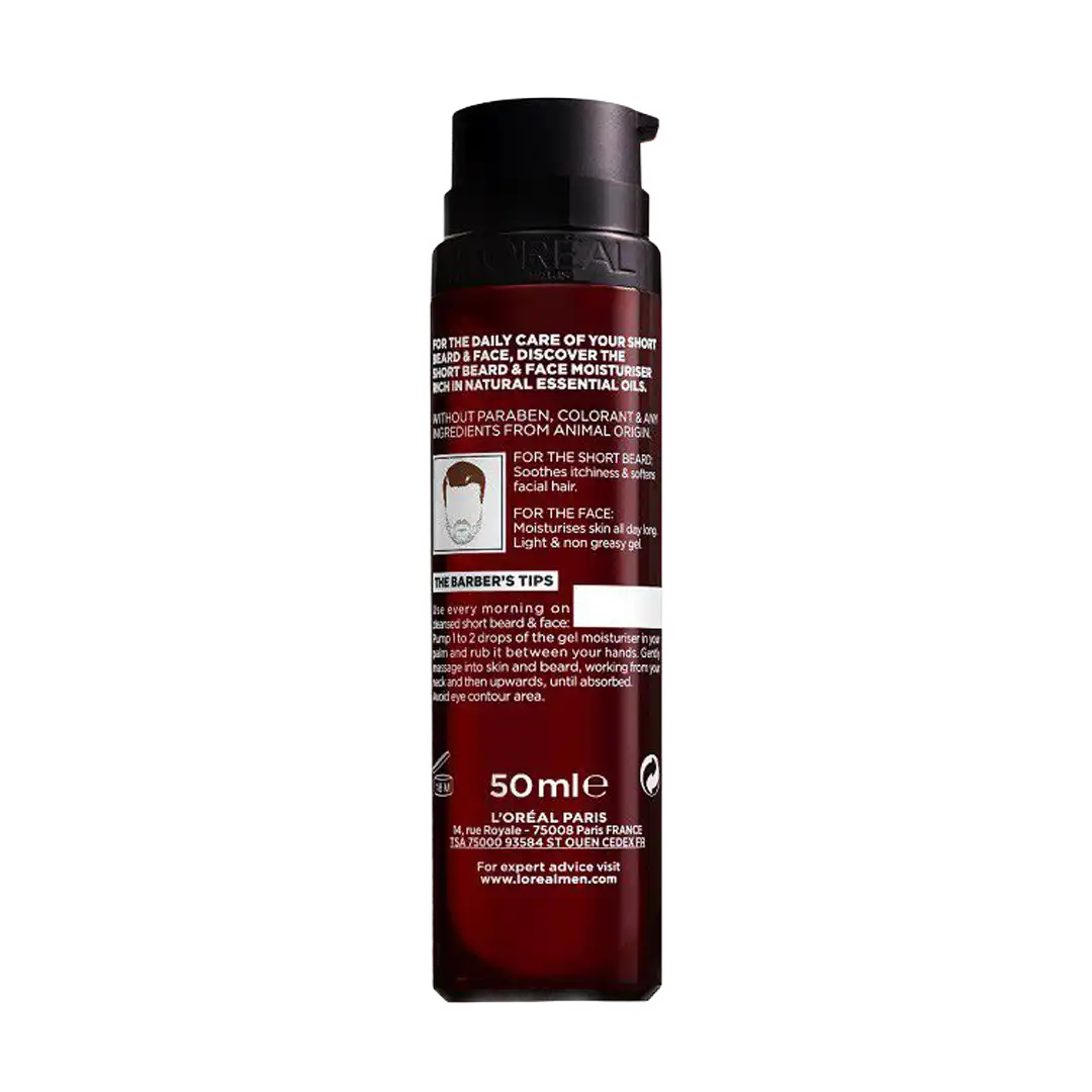 L'Oréal Men Expert Barber Club Short Beard & Face Moisturiser, 50ml