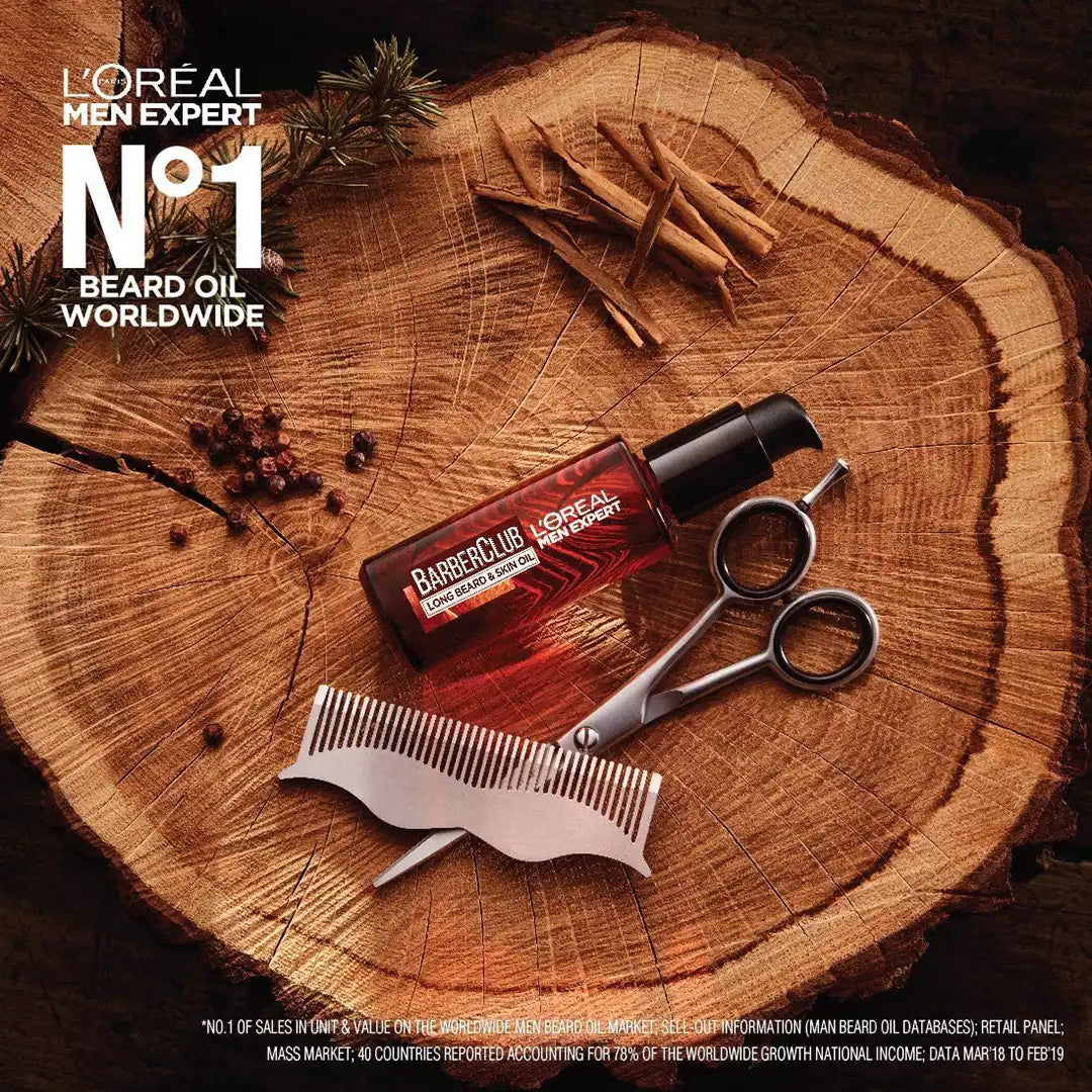 L'Oréal Men Expert Barber Club Long Beard & Skin Oil, 30ml