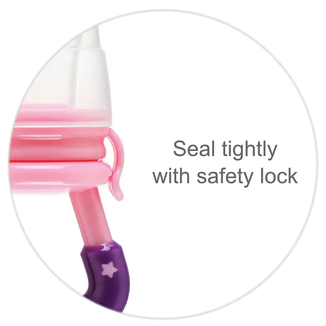 Snookums Safety Food Feeder Pink