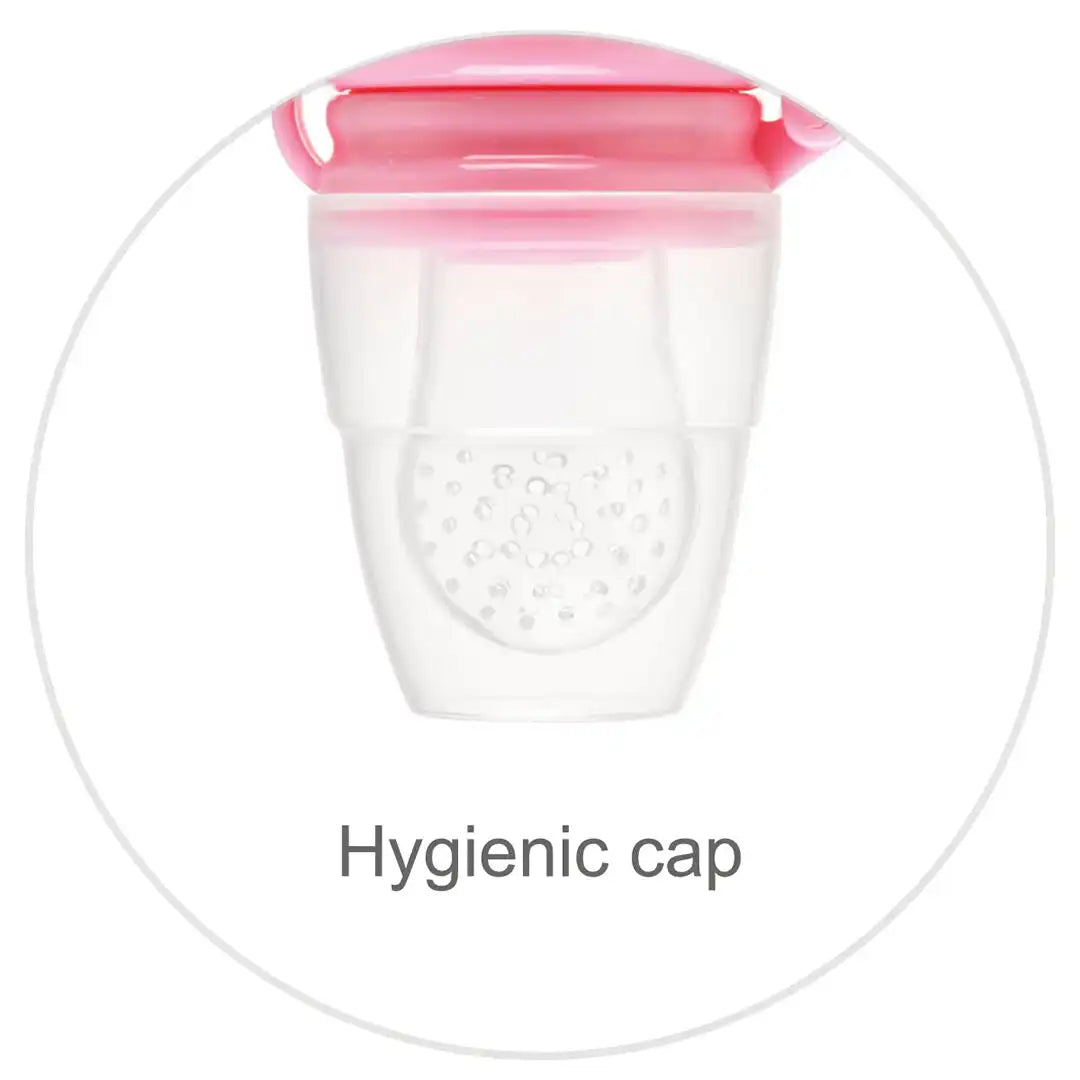 Snookums Safety Food Feeder Pink