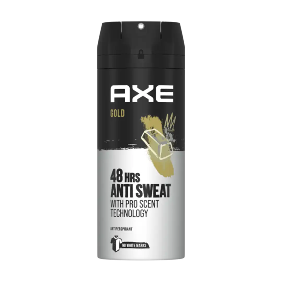 Axe Gold Anti Swea Body Spray, 150ml