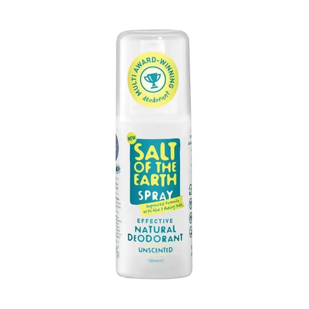 Salt Of The Earth, Deo Spray Unscented, 100ml