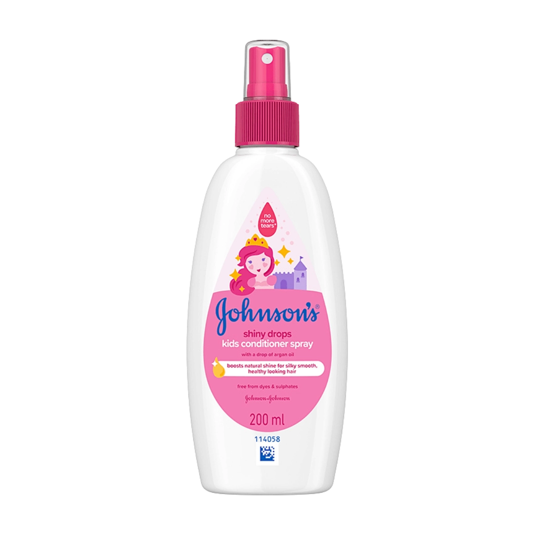 Johnsons Baby Conditioner Spray Shiny Drops, 200ml