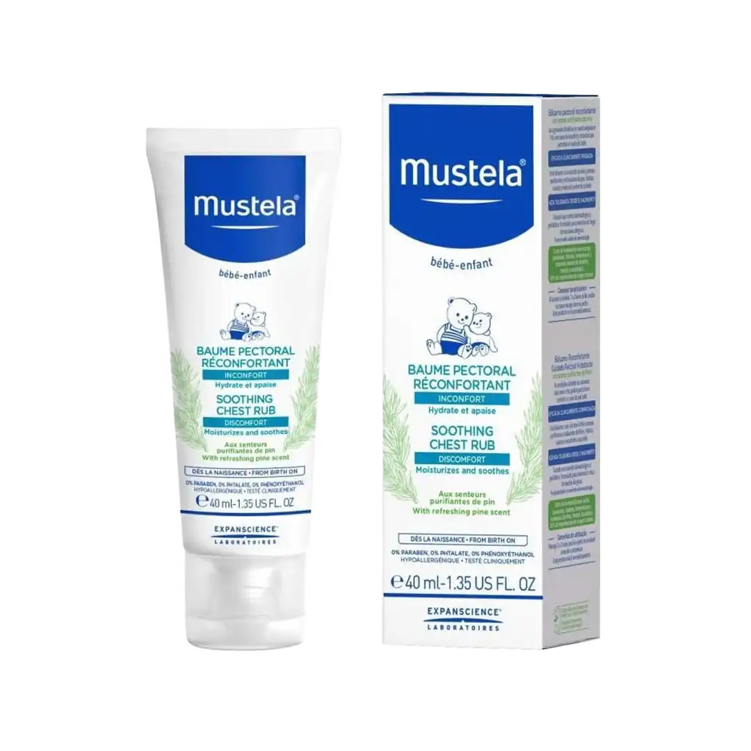 Mustela Soothing Chest Rub, 40ml