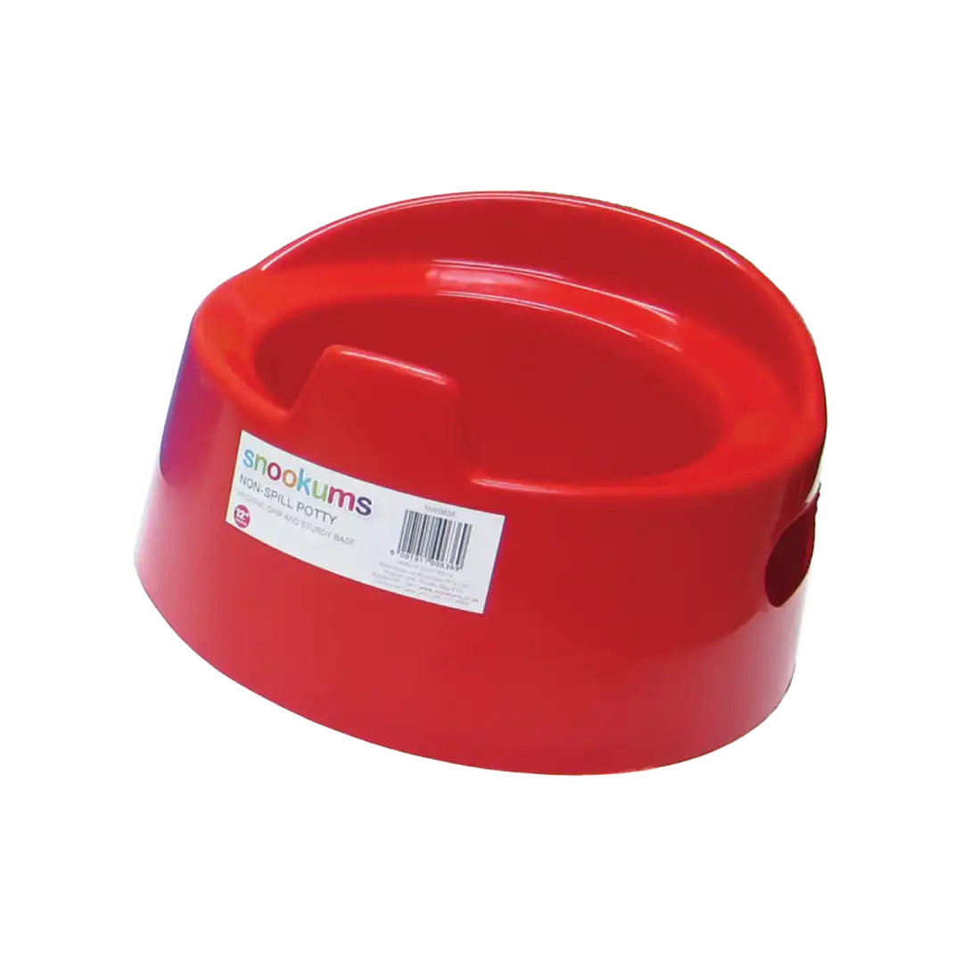 Snookums Non Spill Potty Red