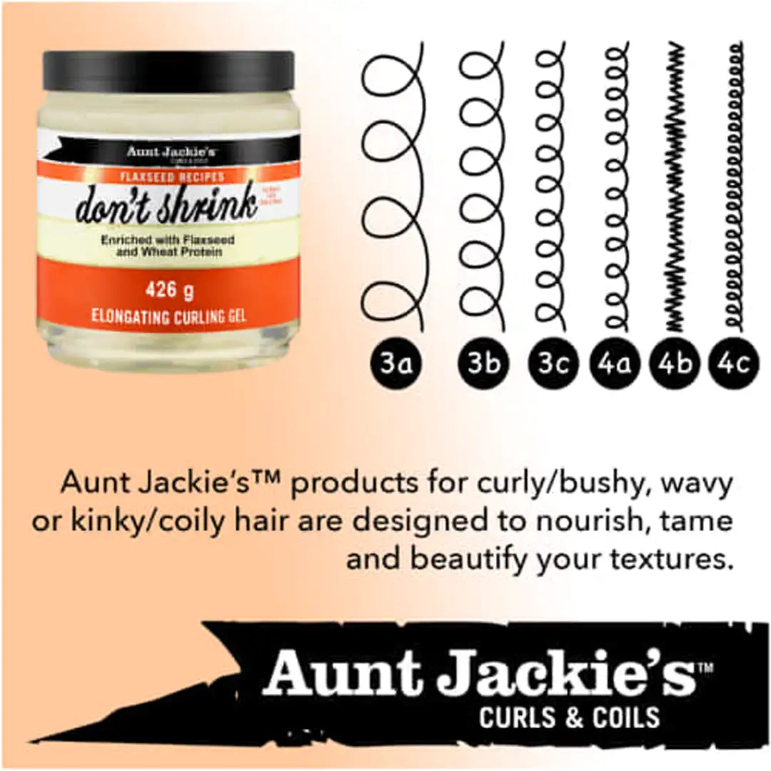 Aunt Jackie's Flaxseed Recipes Don't Shrink Curling Gel, 426ml