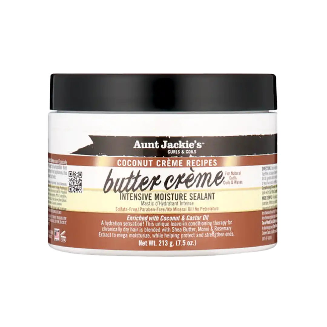 Aunt Jackie's Coconut Crème Recipes Butter Creme Intensive Moisture Sealant, 228ml