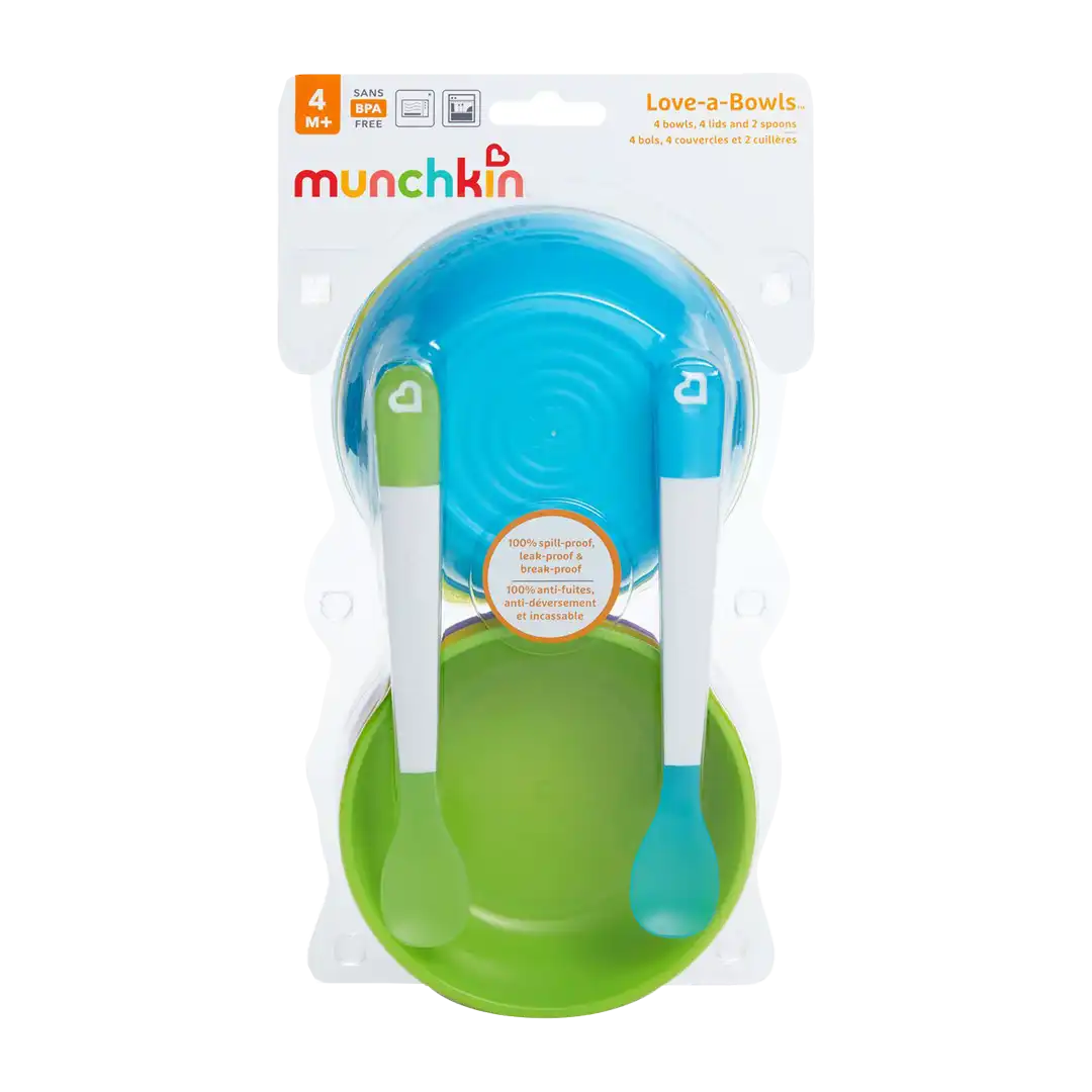 Munchkin Love-a-Bowls, 4 Pack