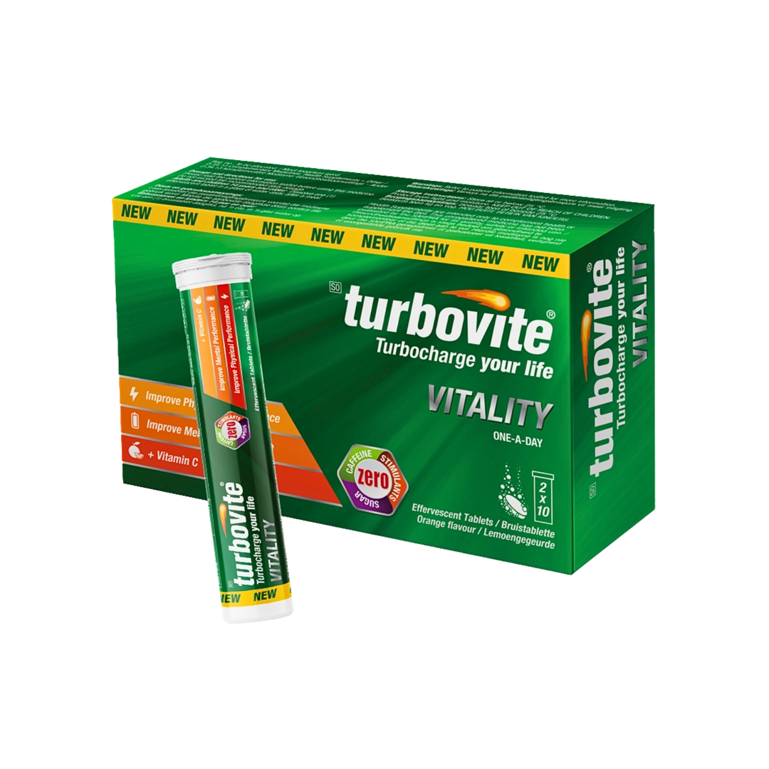 Turbovite Vitality Effervescent Tablets, 20's