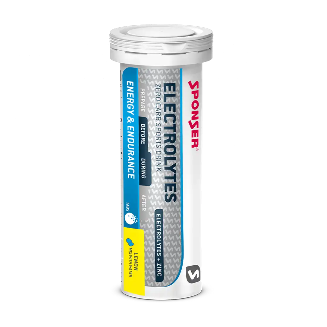 Sponser Electrolytes Effervescent Tablets Lemon, 10's
