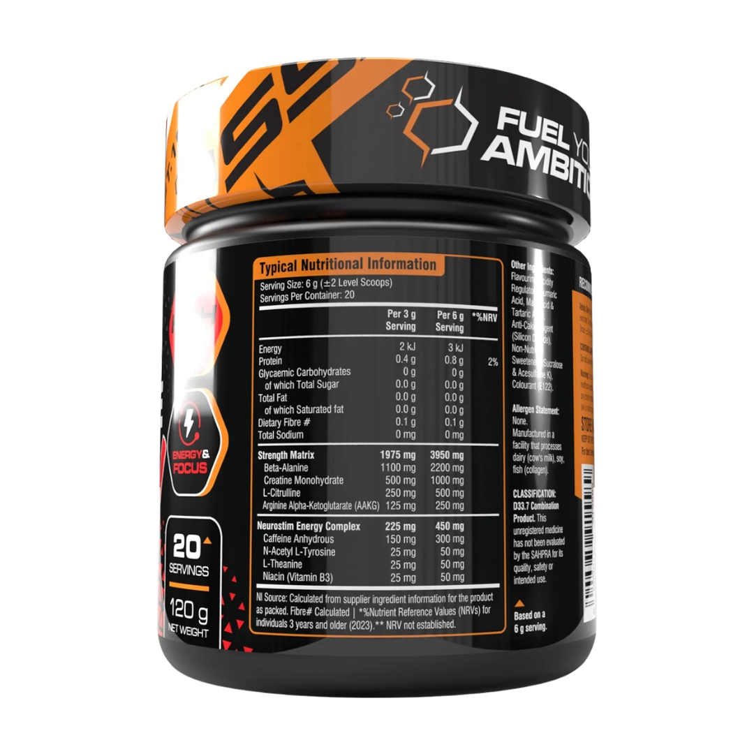 Supplements SA Hellfire 120g, Assorted