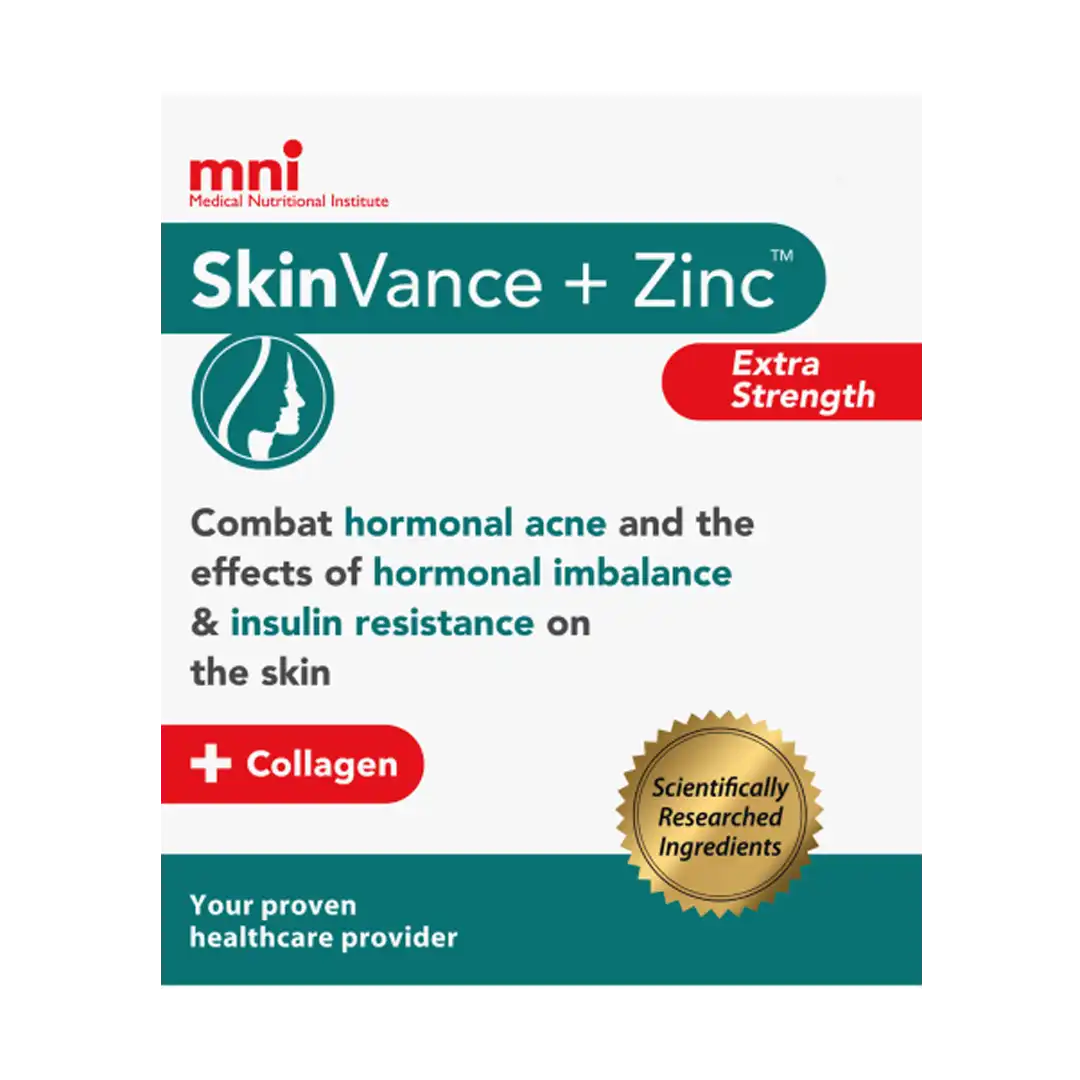 MNI SkinVance + Zinc + Collagen Extra Strength, 30 Day Pack