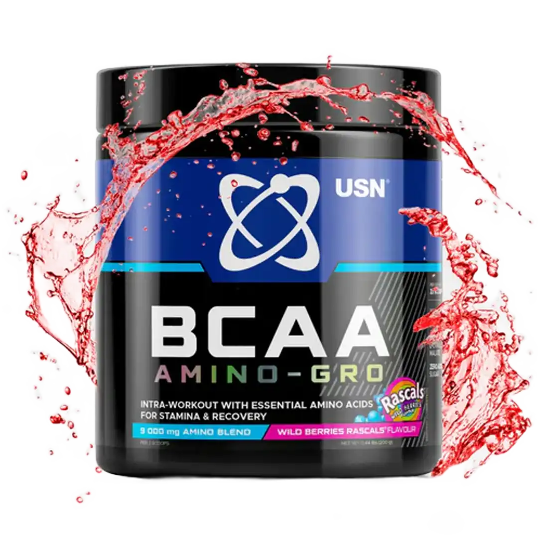USN BCAA Amino Gro Wild Berries Rascals, 200g