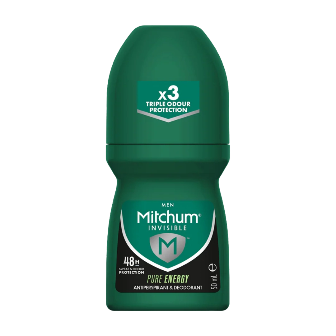 Mitchum Invisible Roll On Men Pure Energy, 50ml