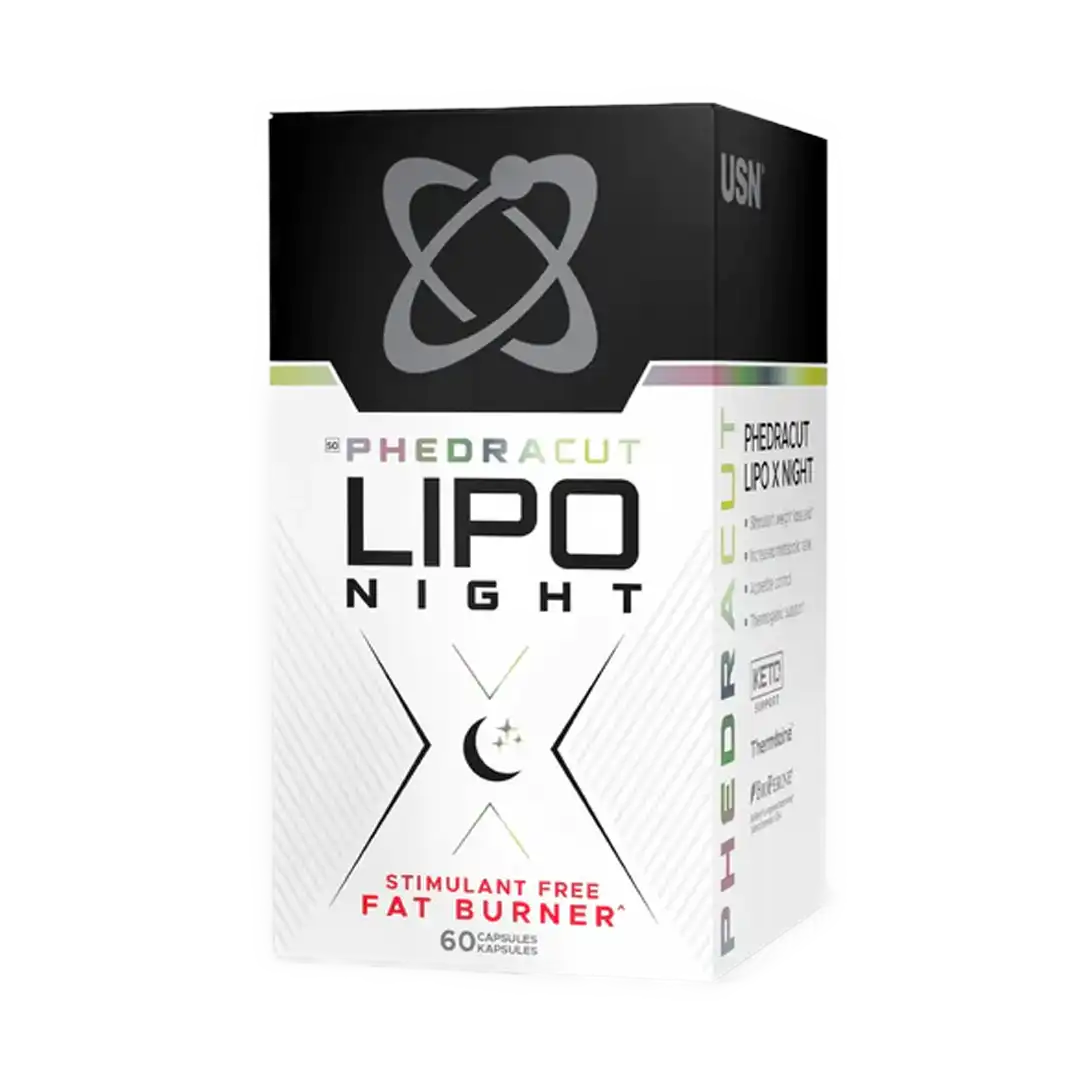 USN PhedraCut Lipo X Night Capsules, 60's
