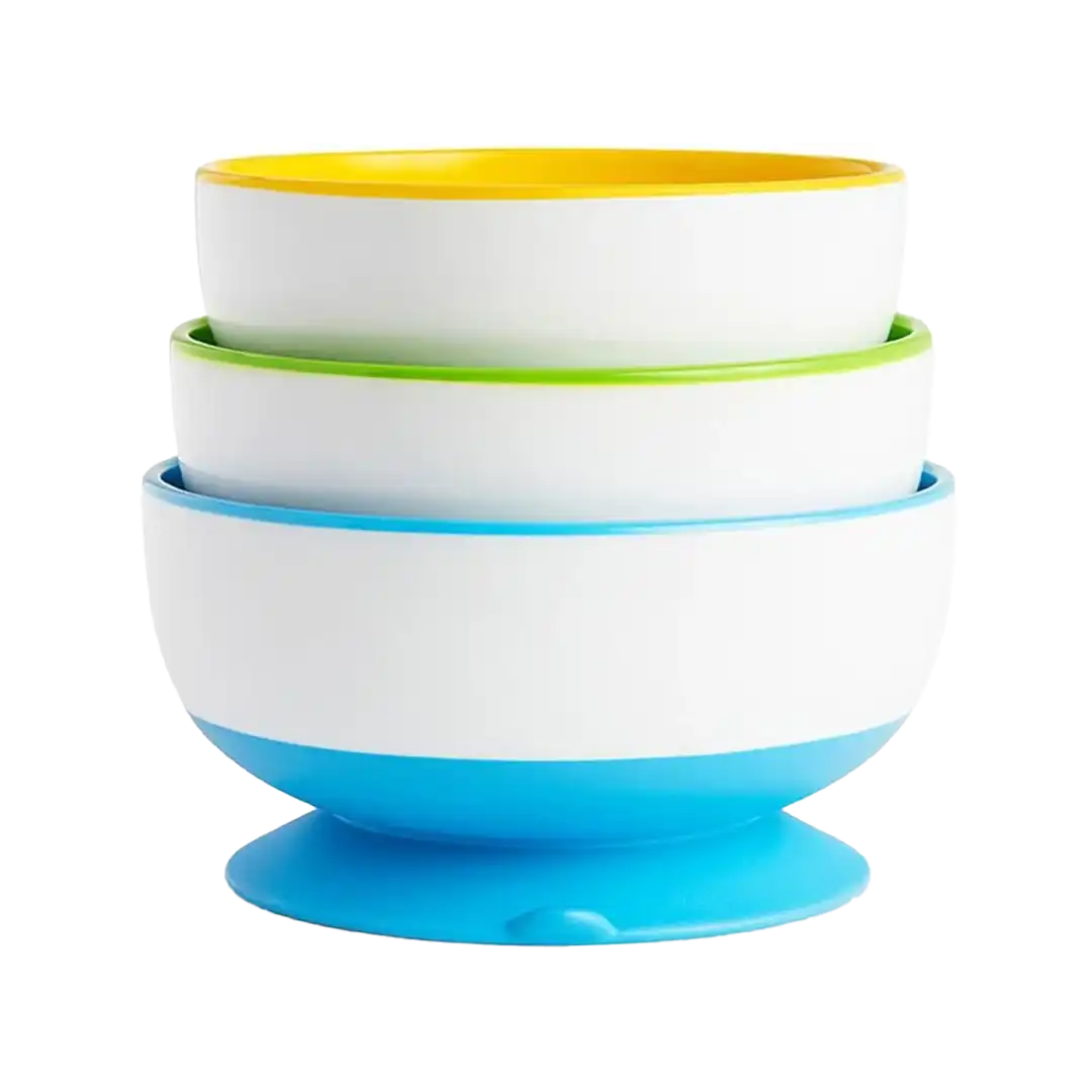Stay Put Suction Bowls, 3pk