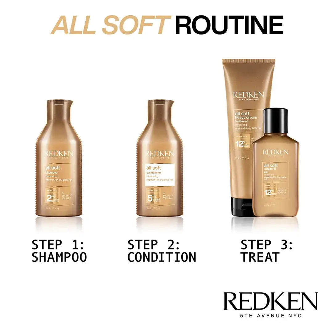 Redken All Soft Shampoo, 300ml