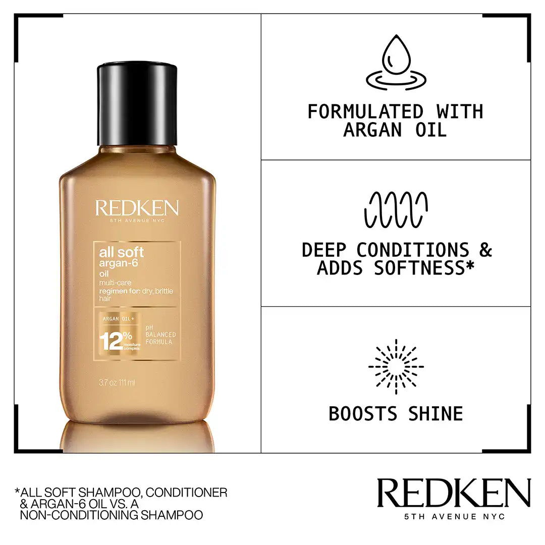 Redken All Soft Argan-6 Oil, 90ml
