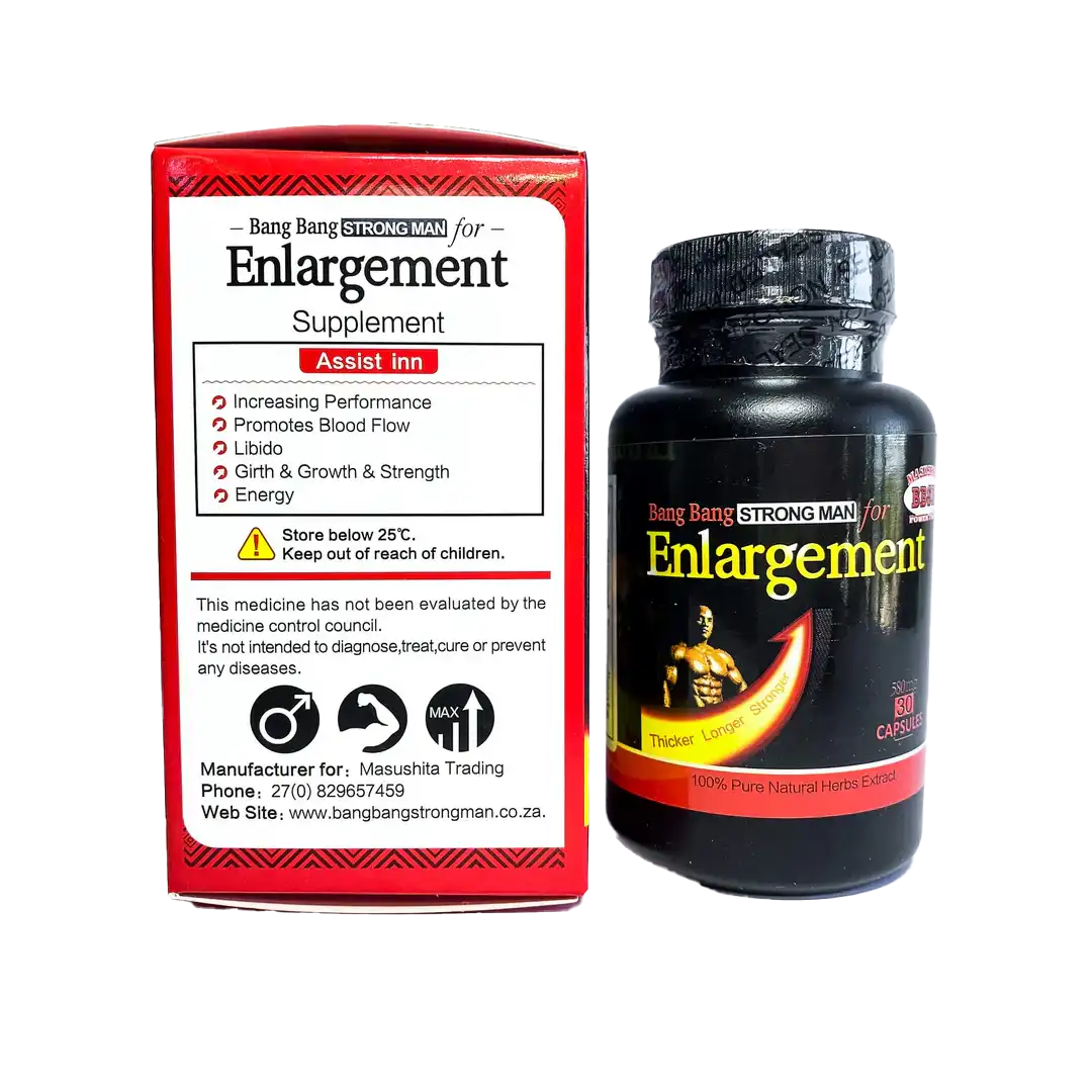 Bang Bang Strongman Enlargement Capsules, 30's