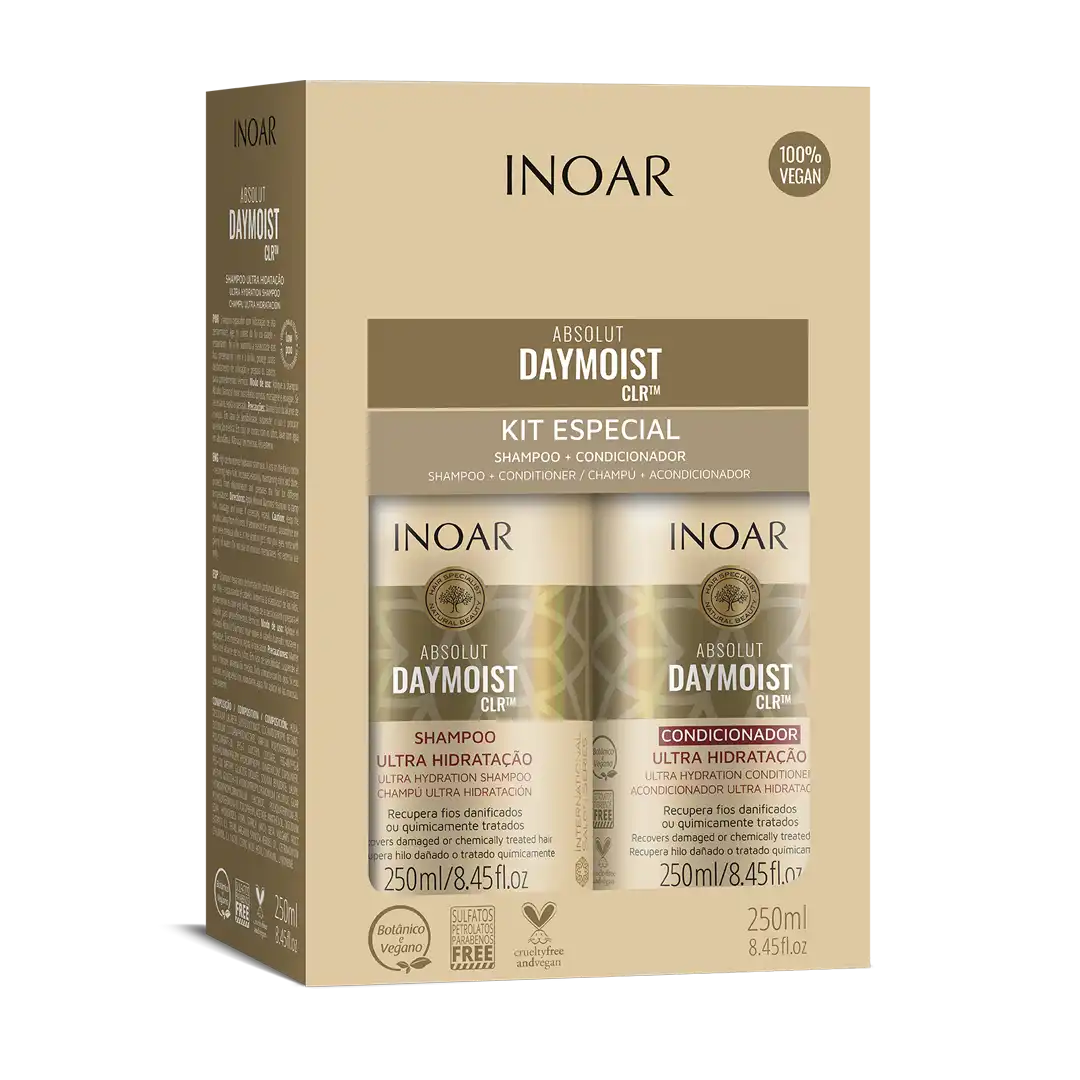 Inoar Absolute Day Moisturising Duo Kit, 250ml