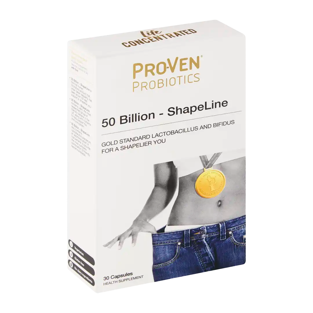 Proven Probiotics 50 Billion Shapeline Capsules. 30's