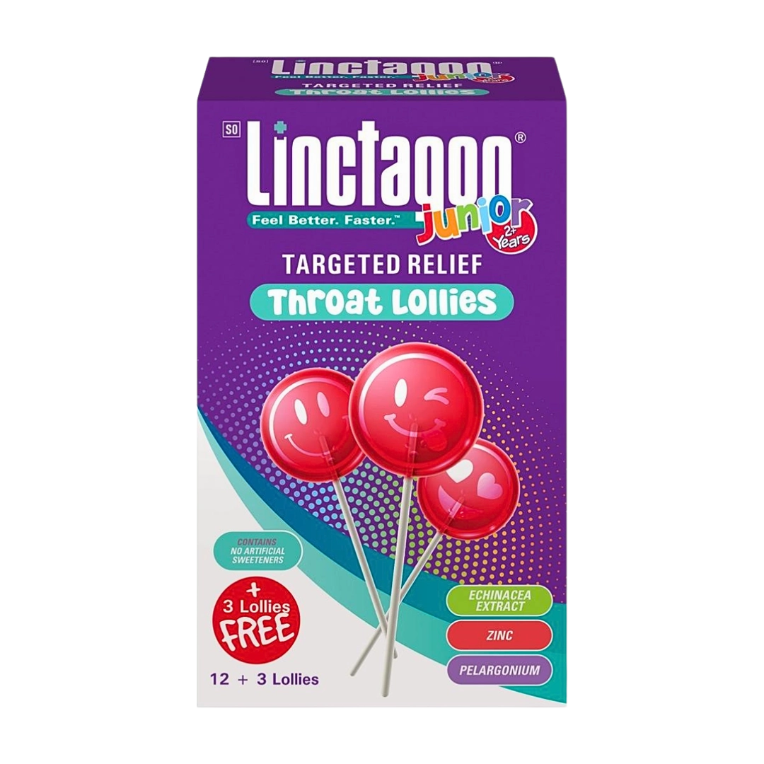 Linctagon Junior Throat Lollies, 12's