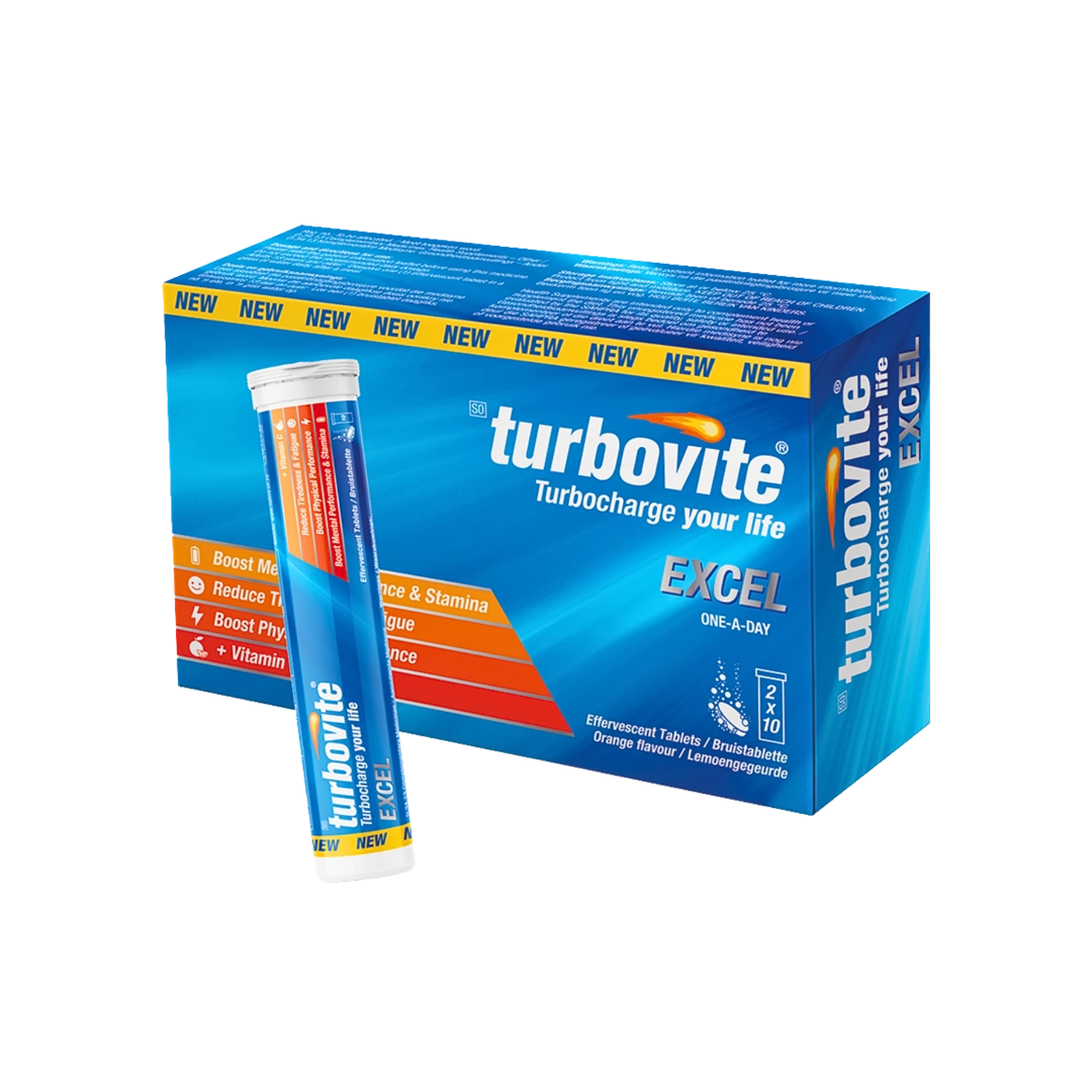 Turbovite Excel Effervescent Tablets, 20's