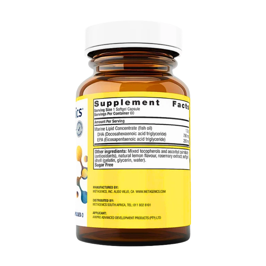 Metagenics OmegaGenics Fish Oil Neuro 1000 mg, 60's