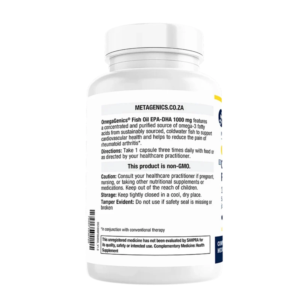 Metagenics OmegaGenics EPA-DHA 1000 Softgels, 60's