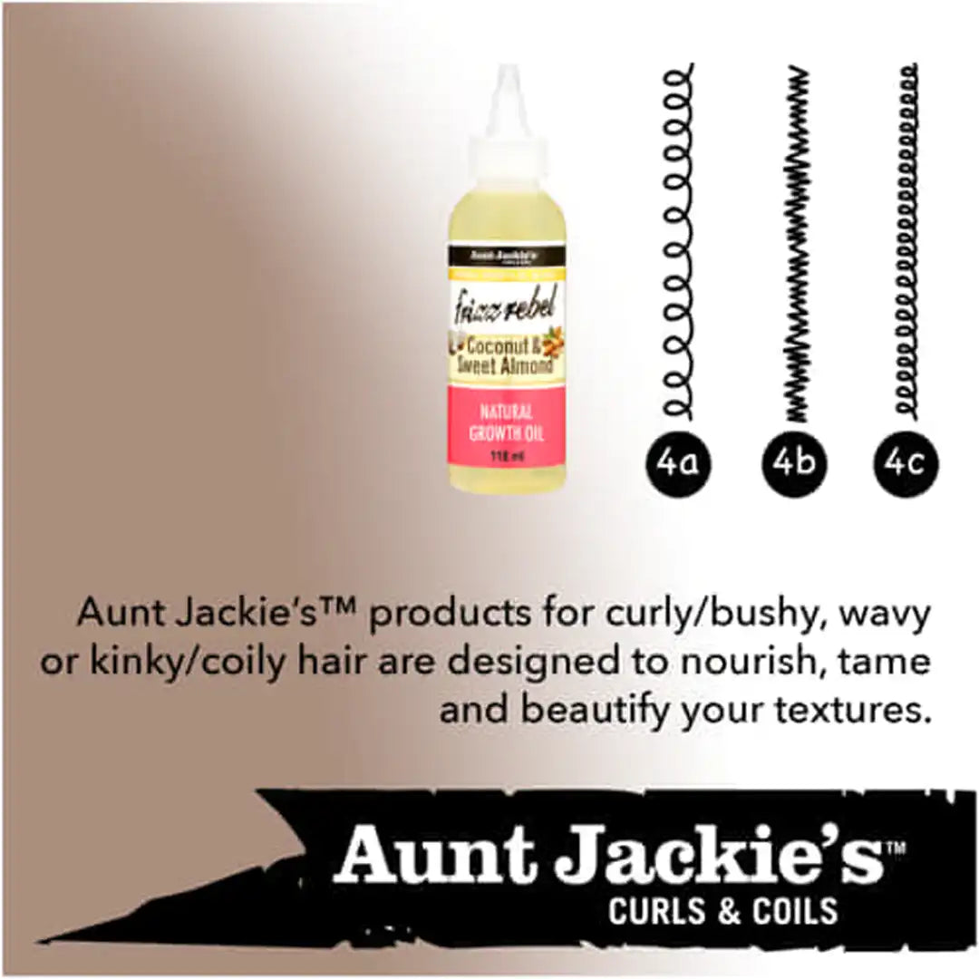 Aunt Jackie's Coconut & Sweet Almond Growth Oil, 118ml