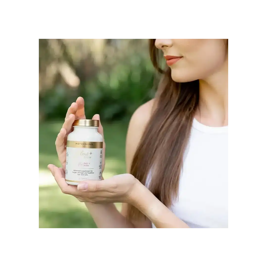 Motherkind Glow & Grow Advance Hair Growth Caps, 60's