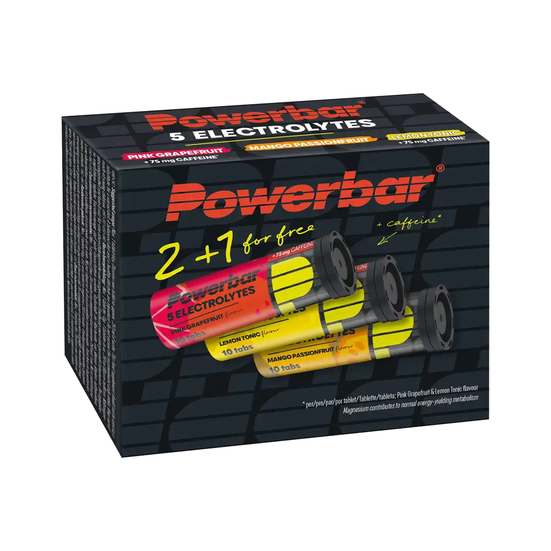 Powerbar 5 Electrolytes Multiflavour 2+1 Energy Drinks, 3x42g