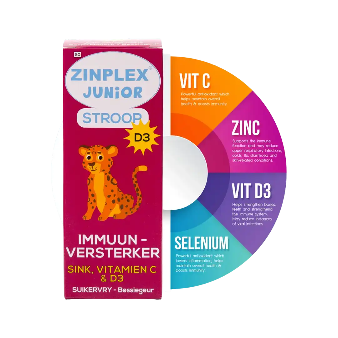 Zinplex Junior Xylitol & Vitamin D3 Syrup, 200ml
