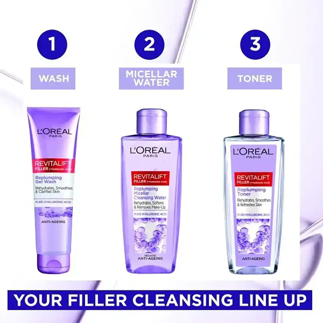 L'Oréal Paris Revitalift Filler Wash Replumping, 150ml