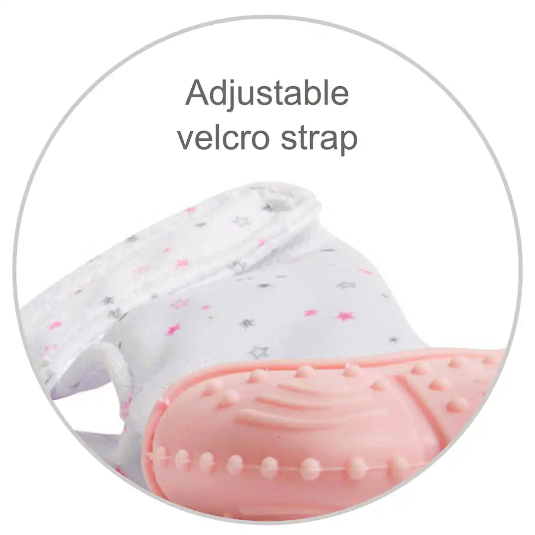 Snookums Teething Mitten, Pink