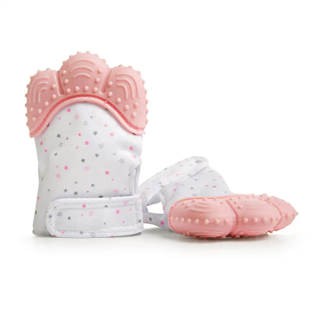 Snookums Teething Mitten, Pink