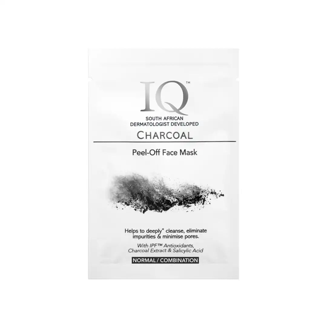 IQ Charcoal Peel-Off Face Mask, 15ml
