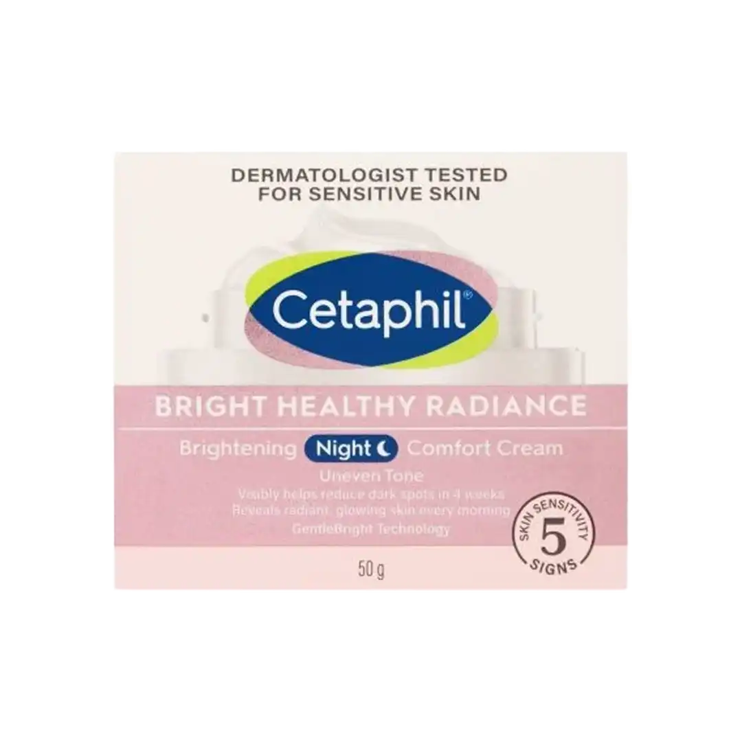 Cetaphil Bright Healthy Radiance Brightening Night Comfort Cream, 50g