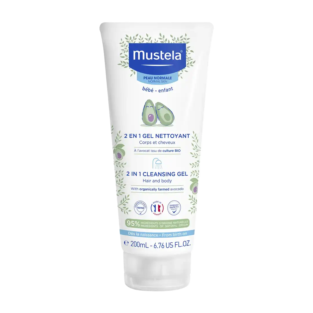 Mustela 2-in-1 Cleansing Gel, 200ml