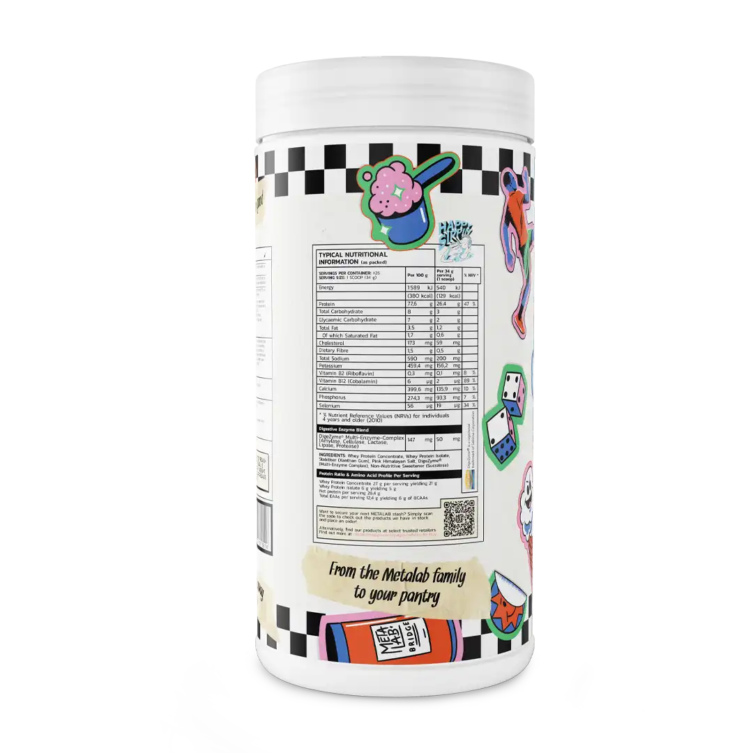 Metalab BRIDGE Premium Whey Protein Blend Vanilla Bean, 29 Servings